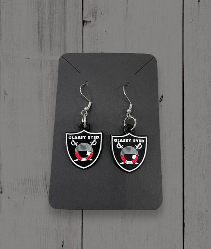 Shield earrings