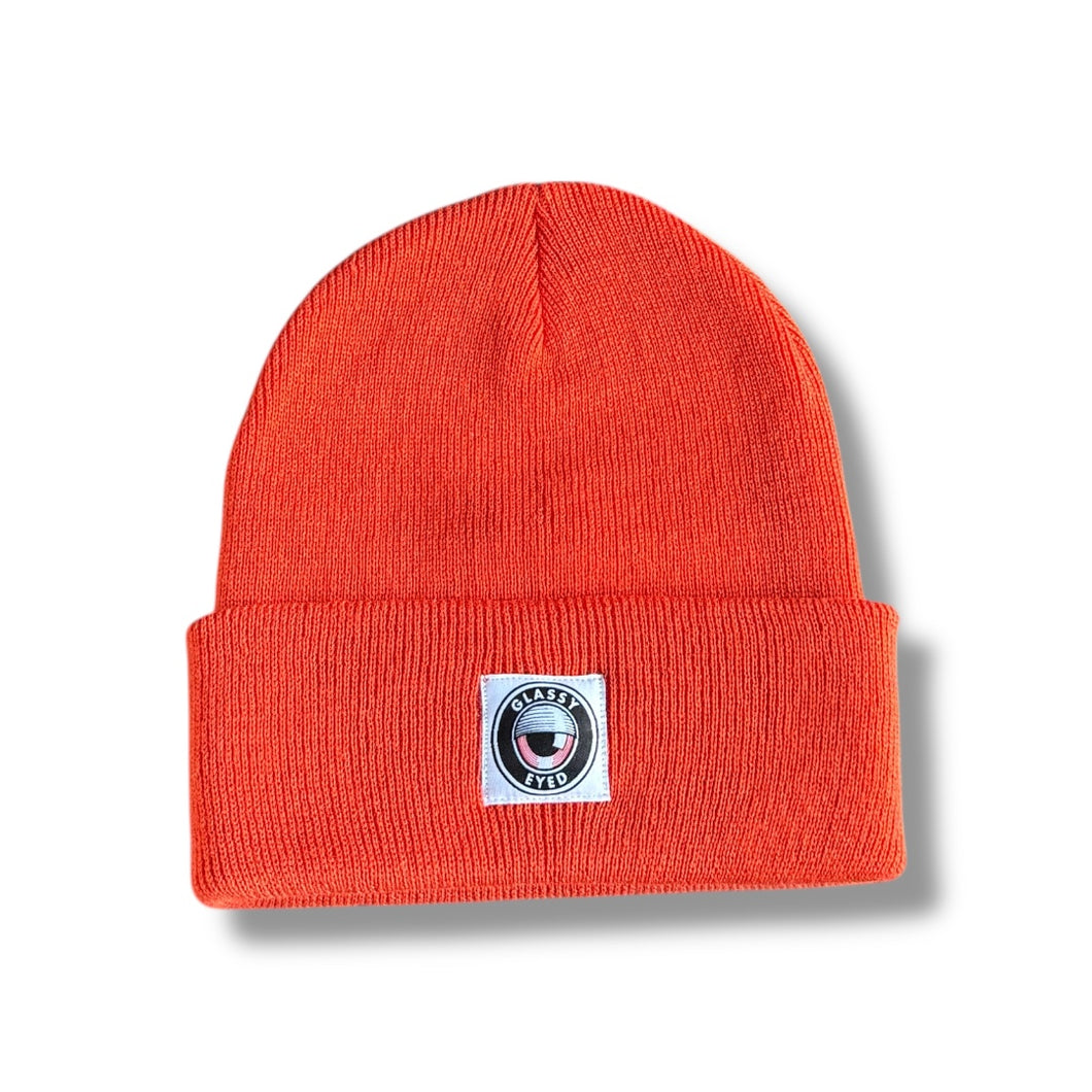 OG patch beanie (burnt orange)
