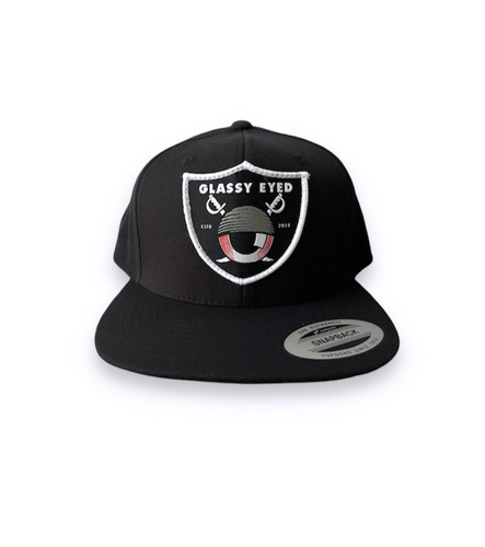 Glassy Eyed “Shield” SnapBack hat