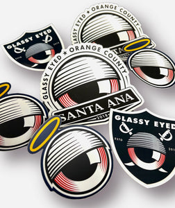 Glassy Eyed x Santa Ana Sticker pack