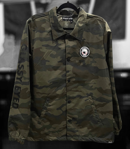 Camo coaches jacket (water resistant)