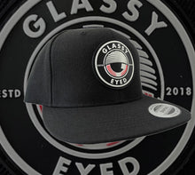 Load image into Gallery viewer, Black PVC patch SnapBack hat