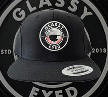 Load image into Gallery viewer, Black PVC patch SnapBack hat